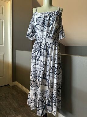 Dress Sweet Rain Tropical Maxi Dress Large